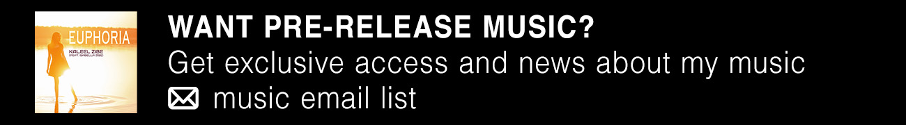 Early access to pre-release music via my email list